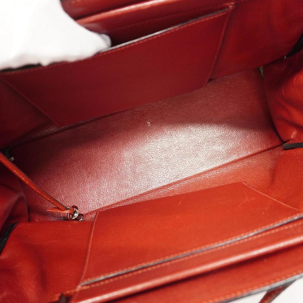 Hermes Shoulder Bag Cabana E Stamp Togo Rouge Ash Women's - Picture 4 of 11